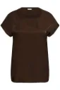 KAFFE CURVE KCmilia Wing SL Blouse Coffee bean