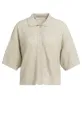 YAYA Cardigan en maille ajourée avec col et manches courtes 01-010169-608
