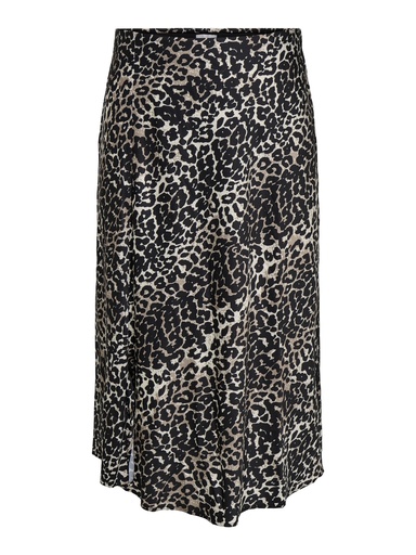 CARMAKOMA CARDOMINA SATIN CALF SKIRT WVN LEOPARD