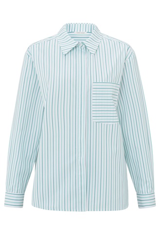 YAYA Chemise rayures lagoon blue 01-201132-501