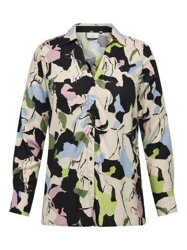 CARMAKOMA CARISIDORA LIFE LS SHIRT AOP
