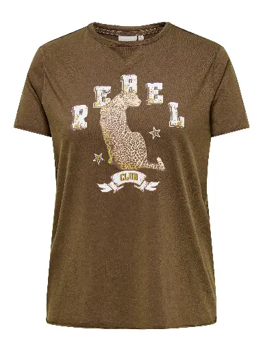 CARMAKOMA CARMIKO LIFE WASHED SS REG TEE JRS REBEL