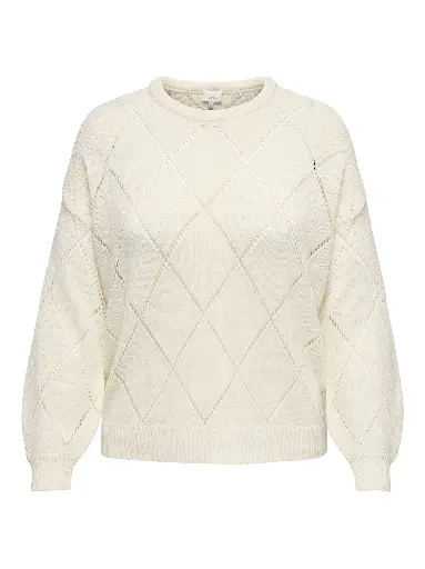 CARMAKOMA CARGEENAS LS STRUCTURE O-NECK KNT