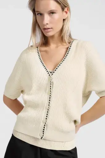 YAYA Cardigan manches courtes 01-010108-505