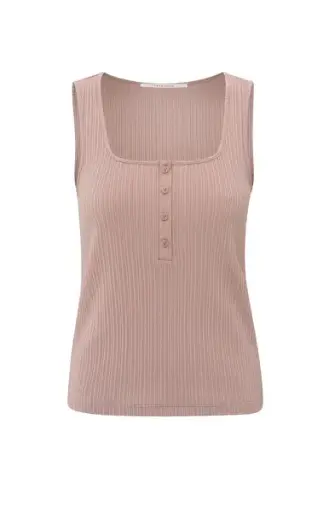 YAYA Débardeur côtelé 01-729036-505 SOFT MAUVE