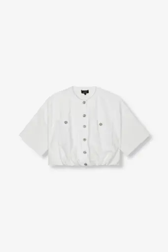 ALIX THE LABEL BOUCLE CARDIGAN